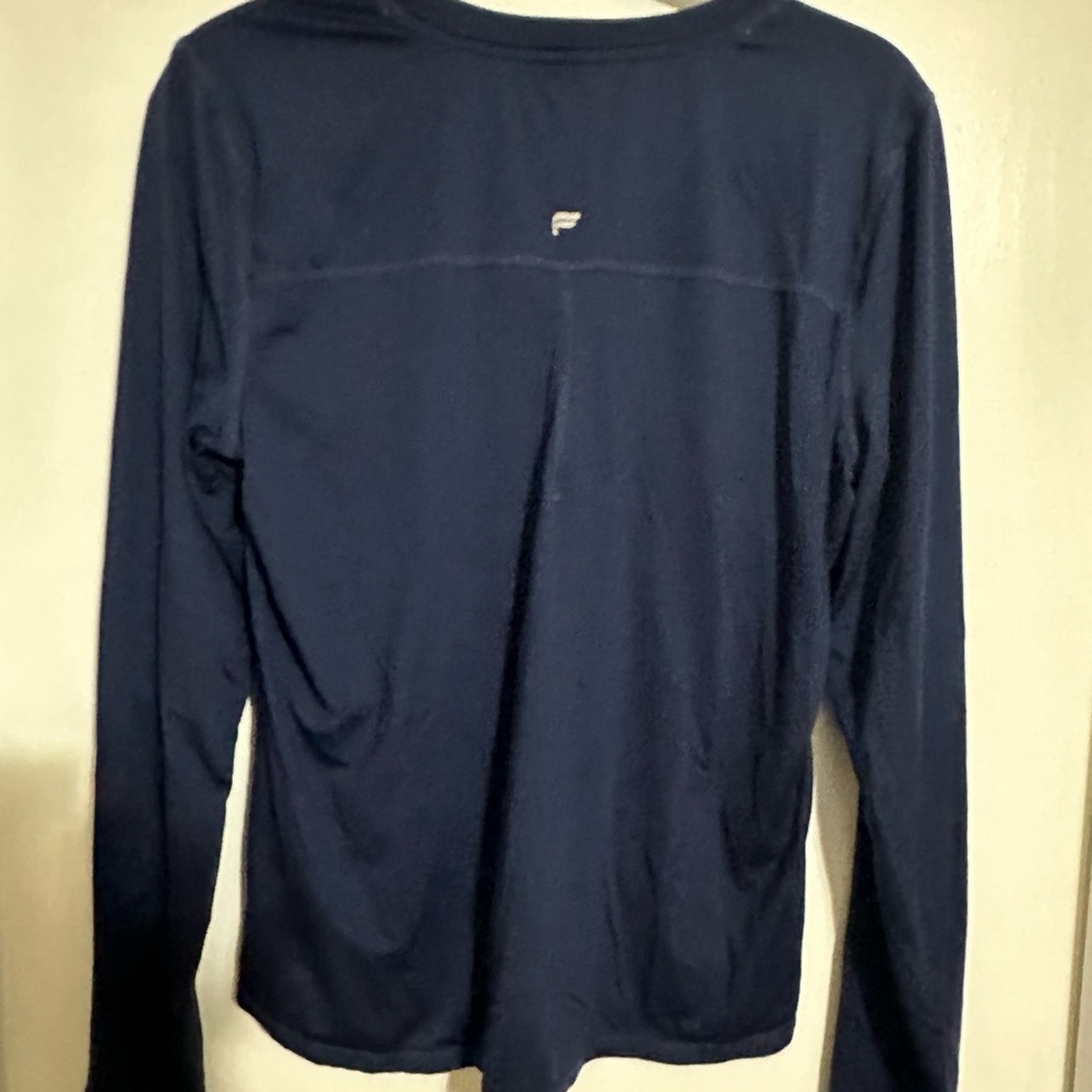 Fabletics Navy Long Sleeve Top - Picture 3 of 3